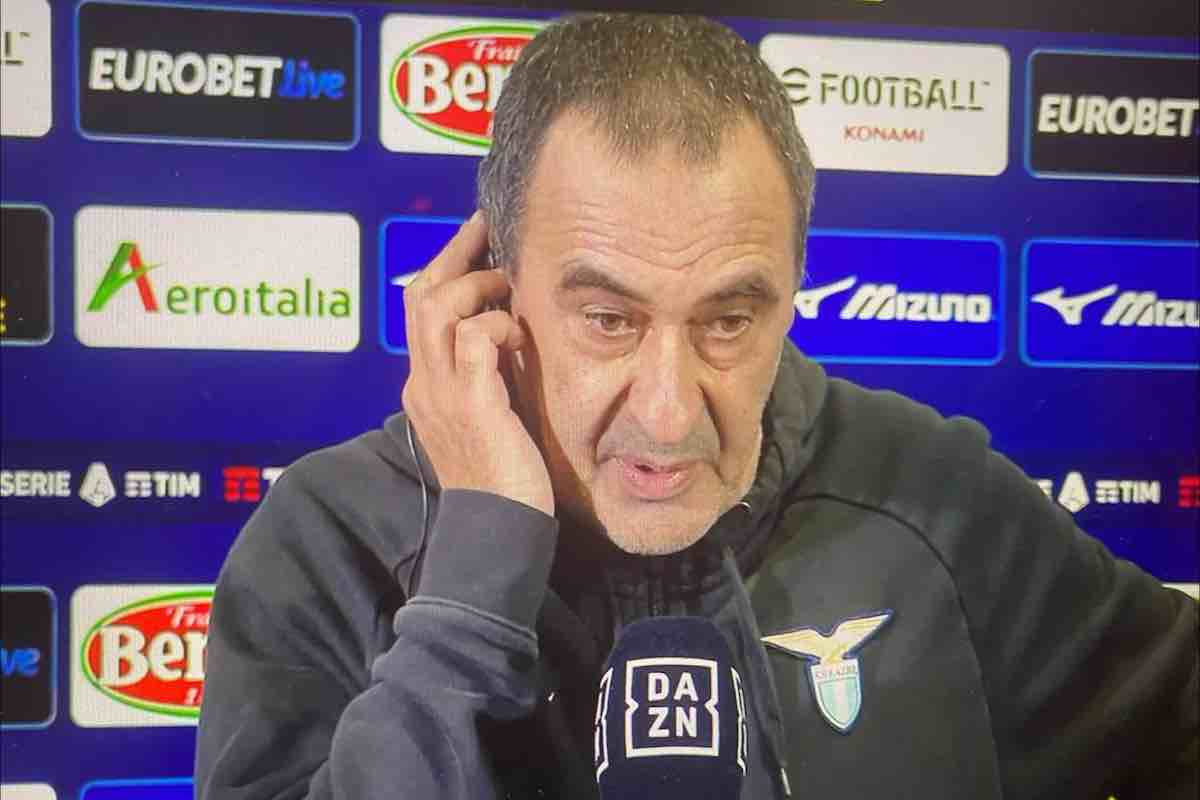 Sarri dopo Lazio-Frosinone