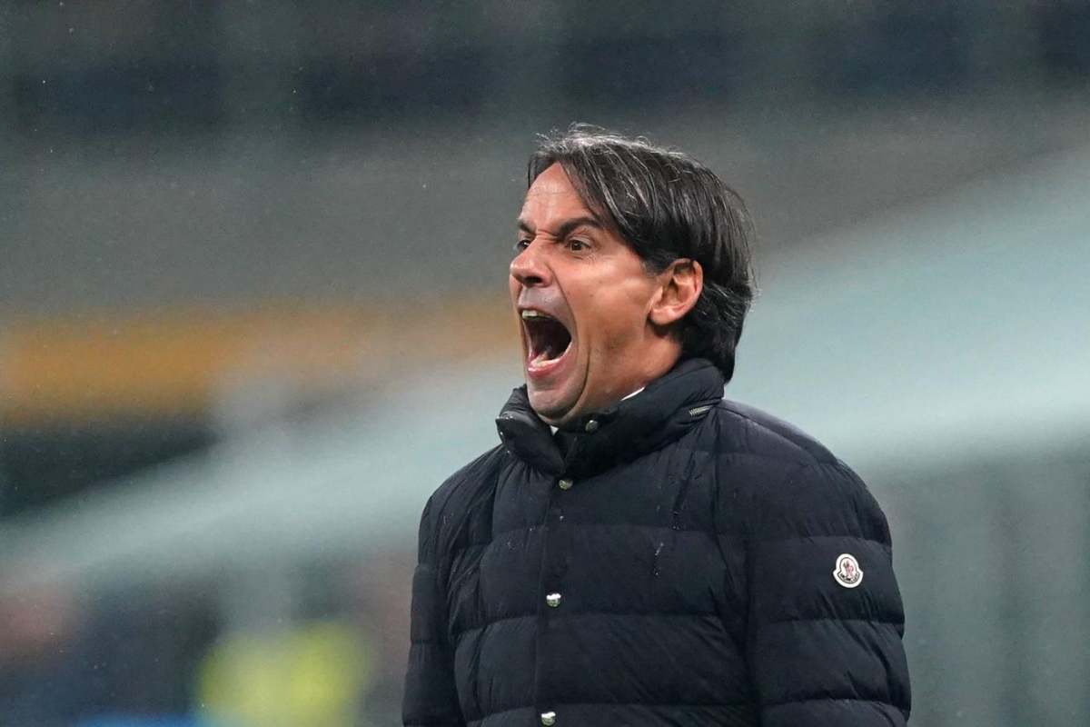 Simone Inzaghi urla