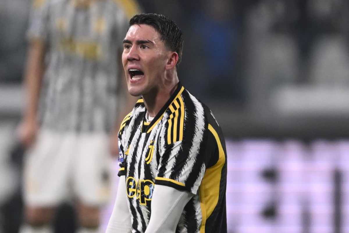 Juventus, Vlahovic non si è allenato