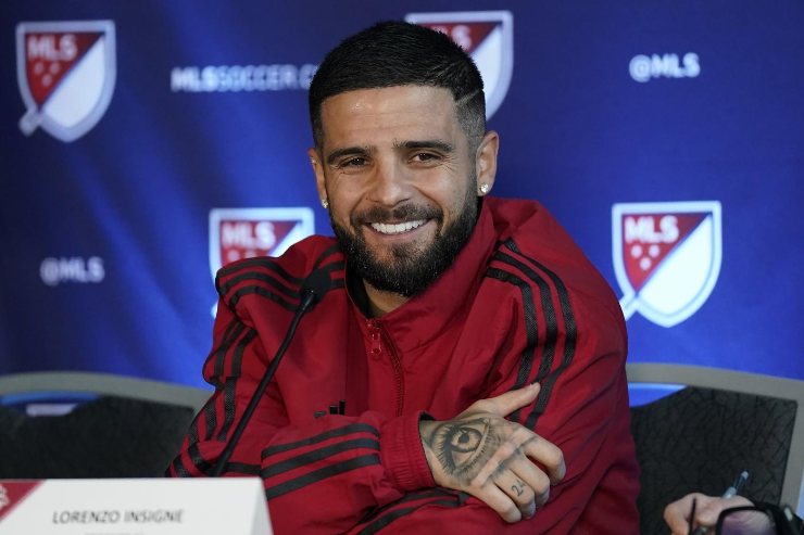 insigne in conferenza con il toronto