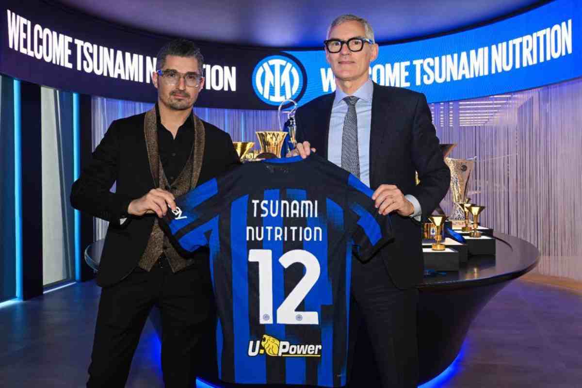 Inter e Tsunami Nutrition, accordo per due anni