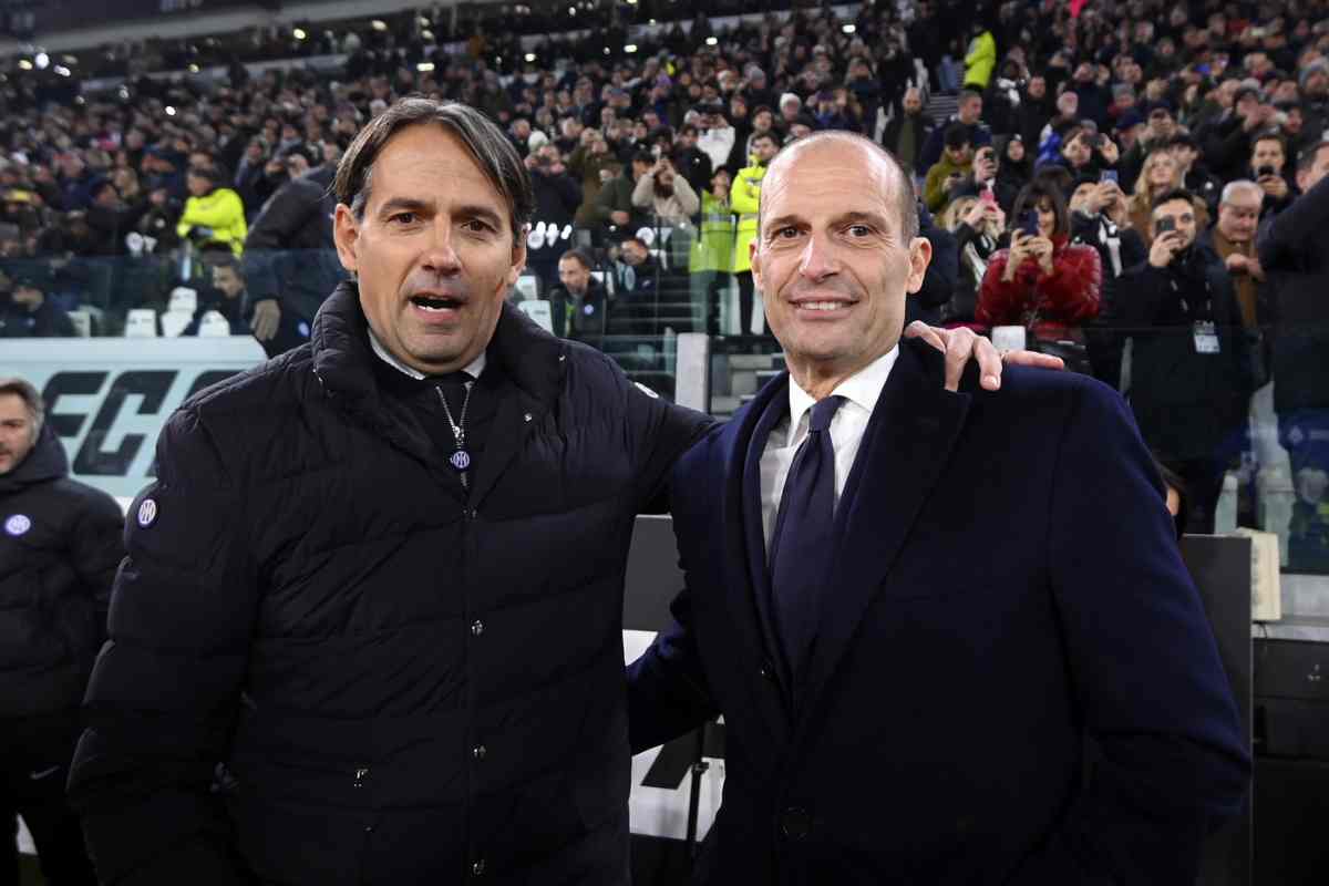 Simone Inzaghi e Massimiliano Allegri 