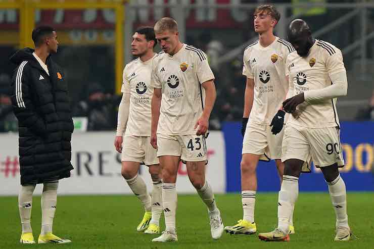 Milan-Roma, contestazione tifosi giallorossi