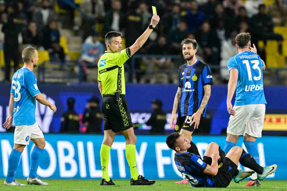 Napoli-Inter, il commento di Bonolis: da Inzaghi alle polemiche arbitrali 