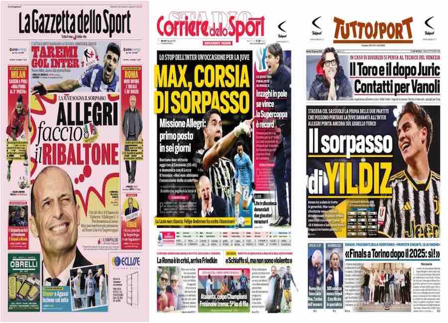 Quotidiani 16 gennaio