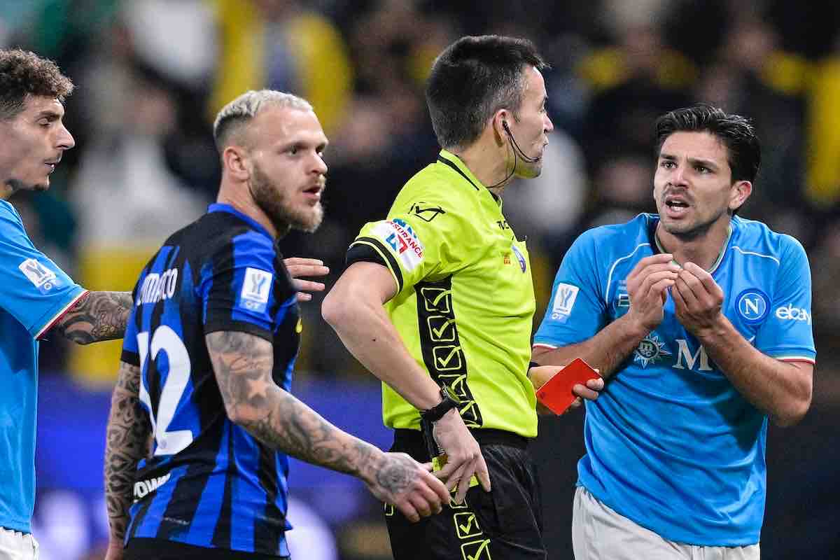 Napoli-Inter, moglie Simeone