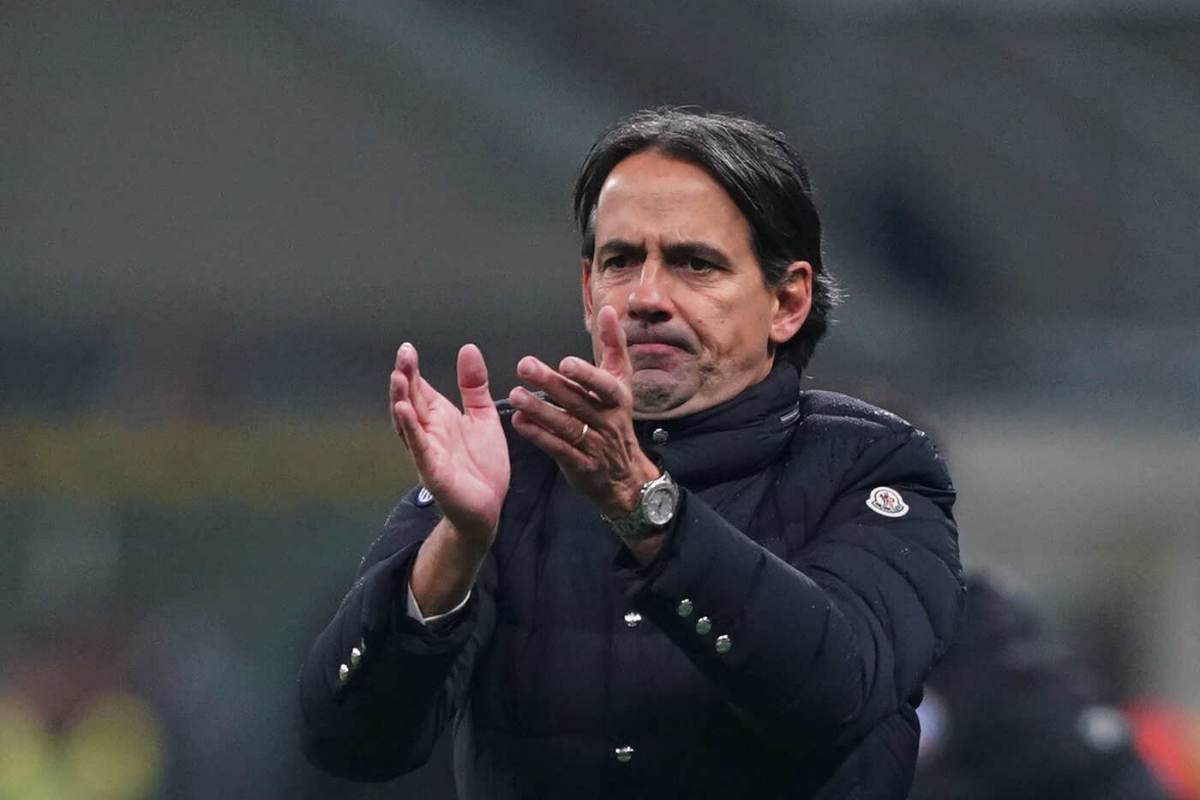 Simone Inzaghi applaude