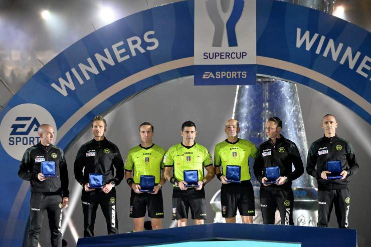 Arbitri in finale di Supercoppa Italiana