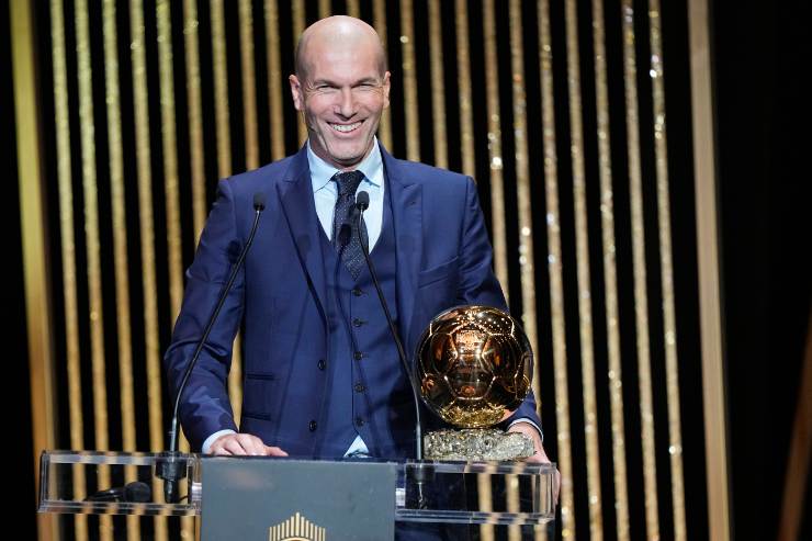 Zinedine Zidane al Pallone d'Oro