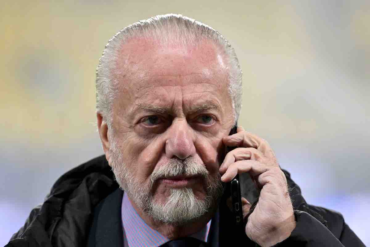 Superlega in tribuna d'onore: Reichart con De Laurentiis per Napoli-Barcellona