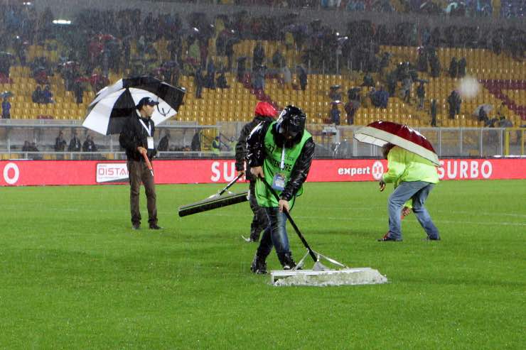 Serie A, quattro partite a rischio