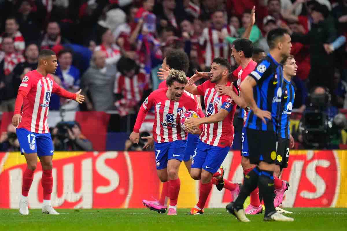 Atletico-Inter, Griezmann Sanchez