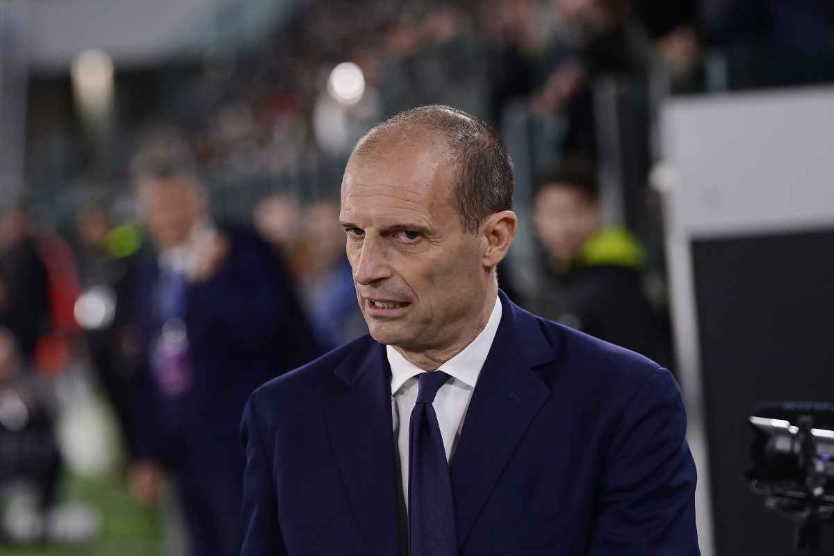 Massimiliano Allegri prima di Juventus-Fiorentina