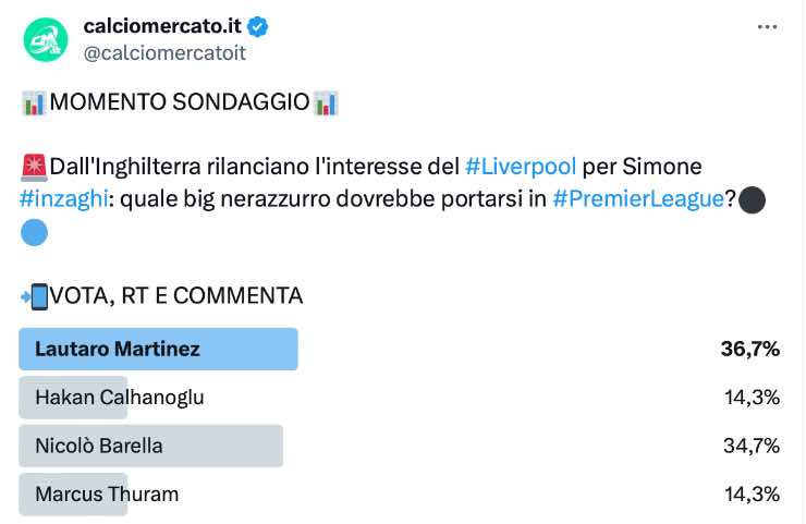 Inzaghi con Lautaro Martinez al Liverpool