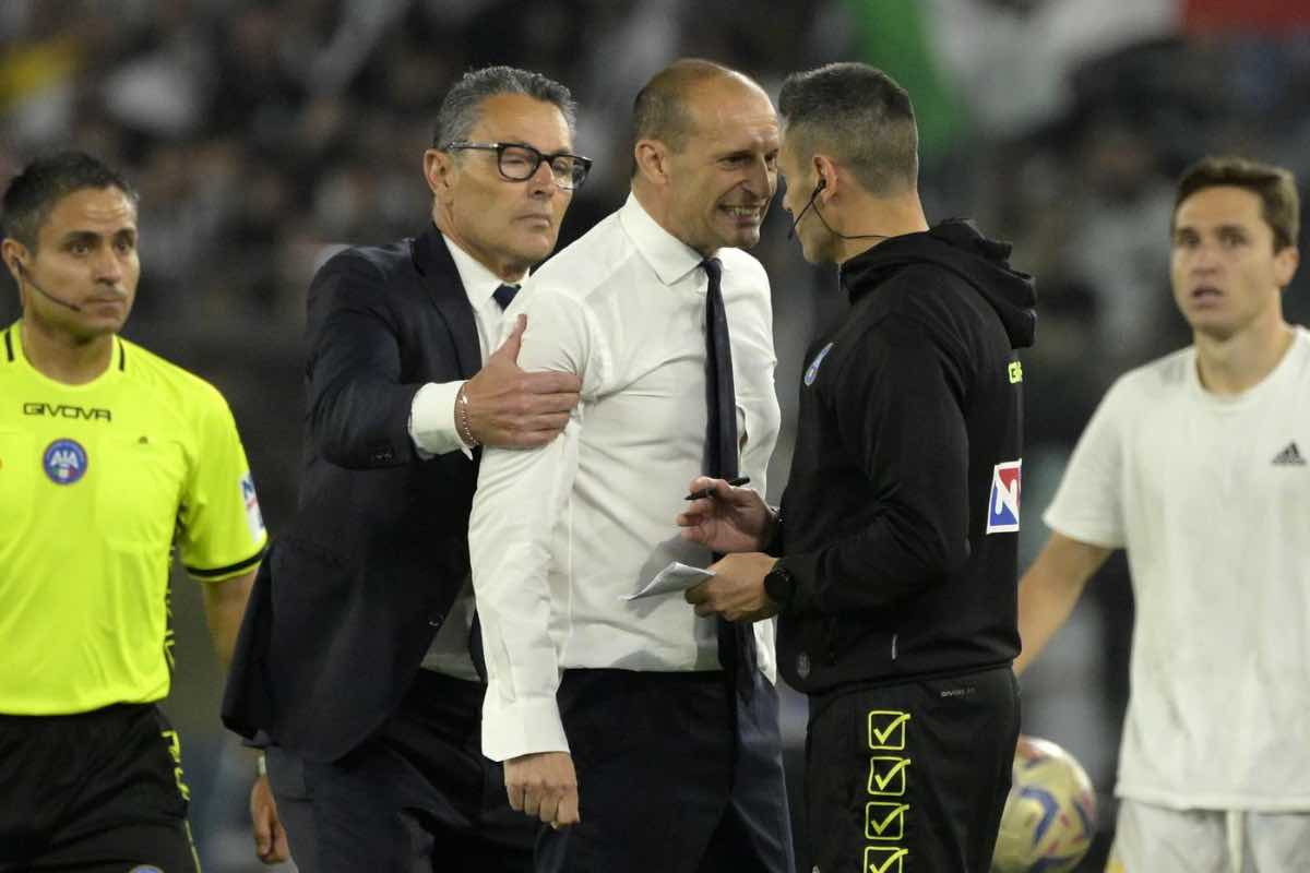 Coppa Italia, squalificato Allegri