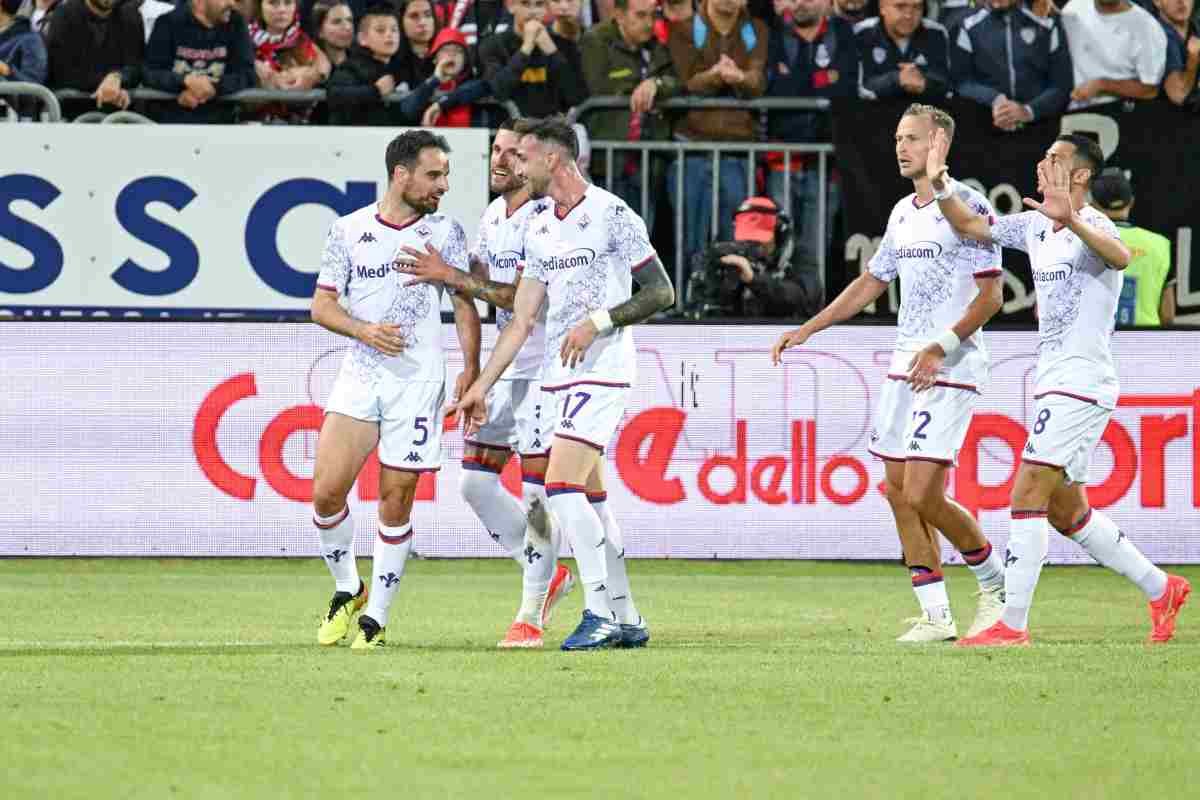 Cagliari-Fiorentina, vittoria viola in extremis
