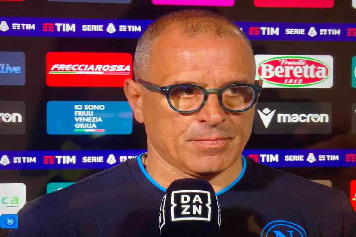 Calzona commenta Udinese-Napoli