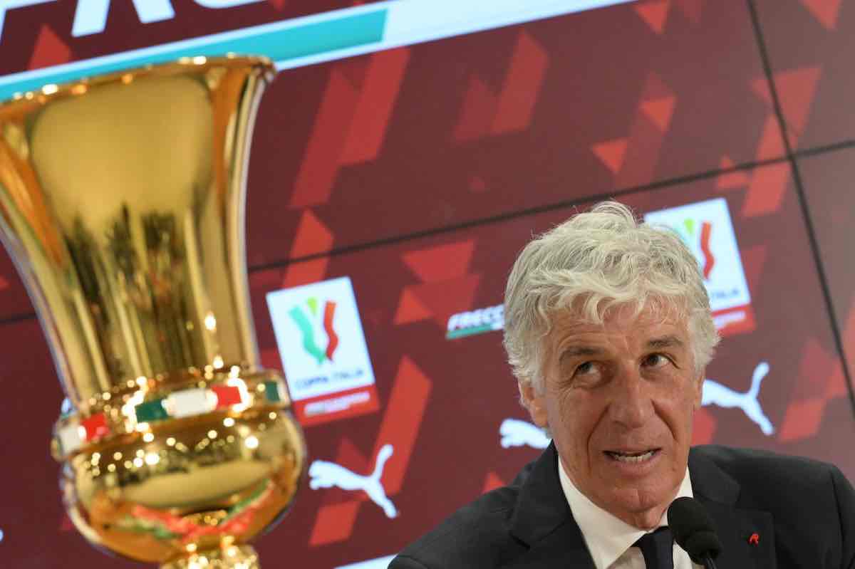 Gasperini prima di Atalanta-Juve