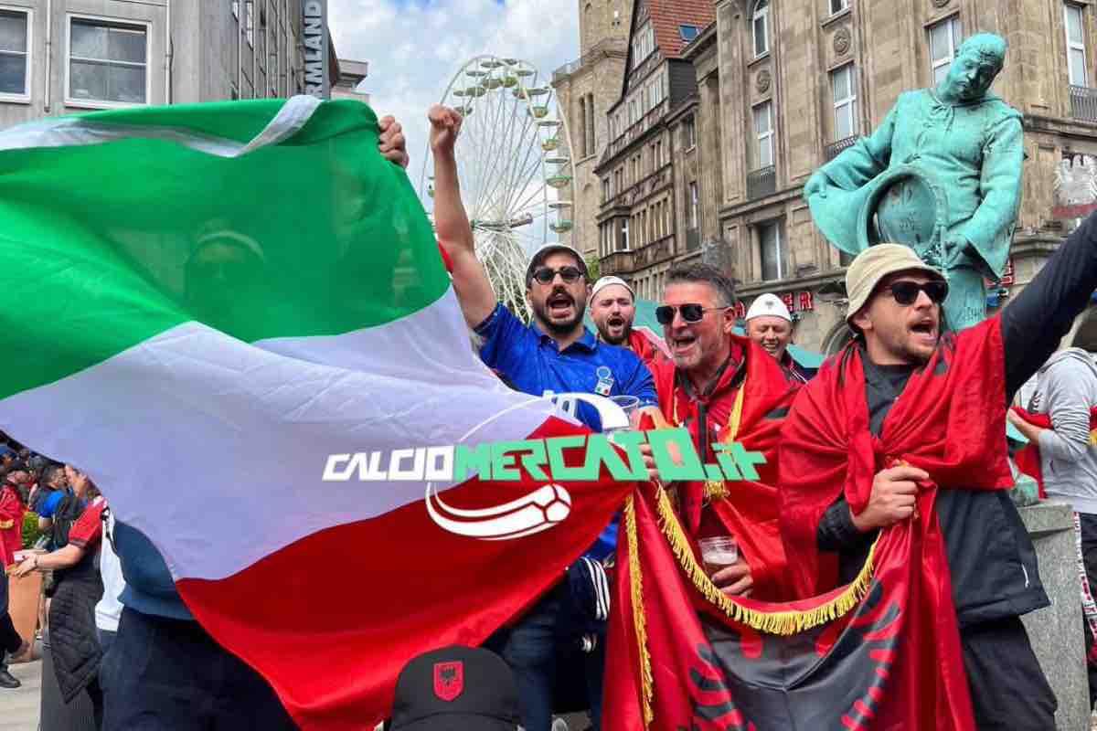 Euro 2024, Dortmund invasa dai tifosi albanesi: che festa per il match con l’Italia