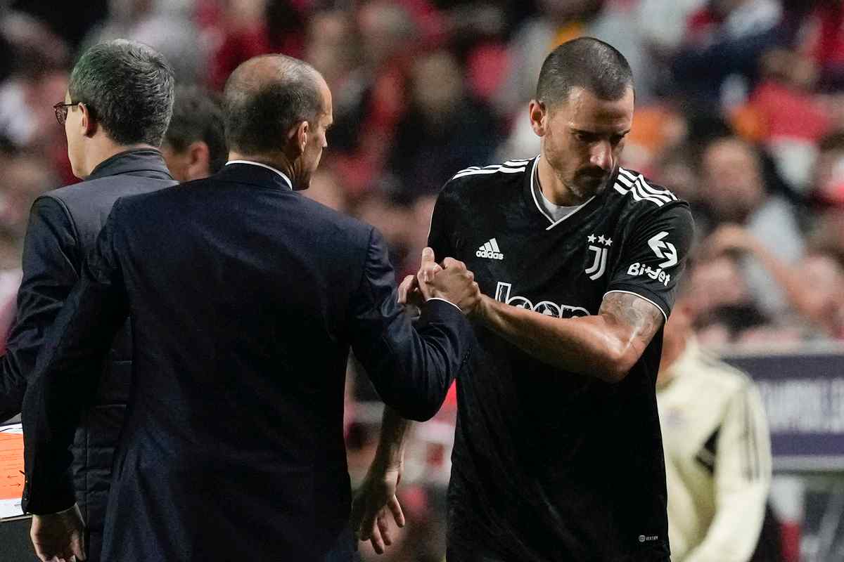 Bonucci, stoccata ad Allegri