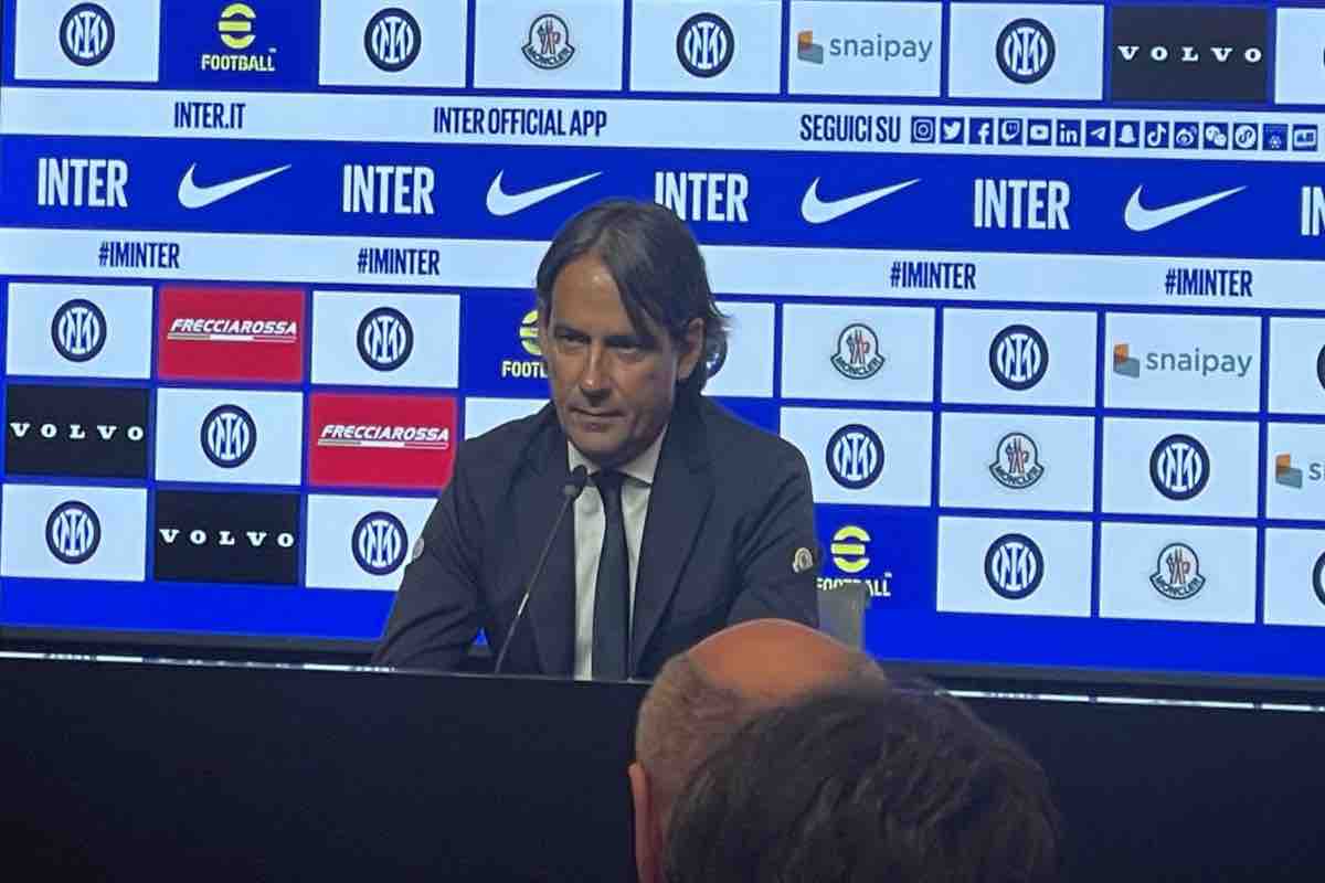 Inter: conferenza stampa Inzaghi