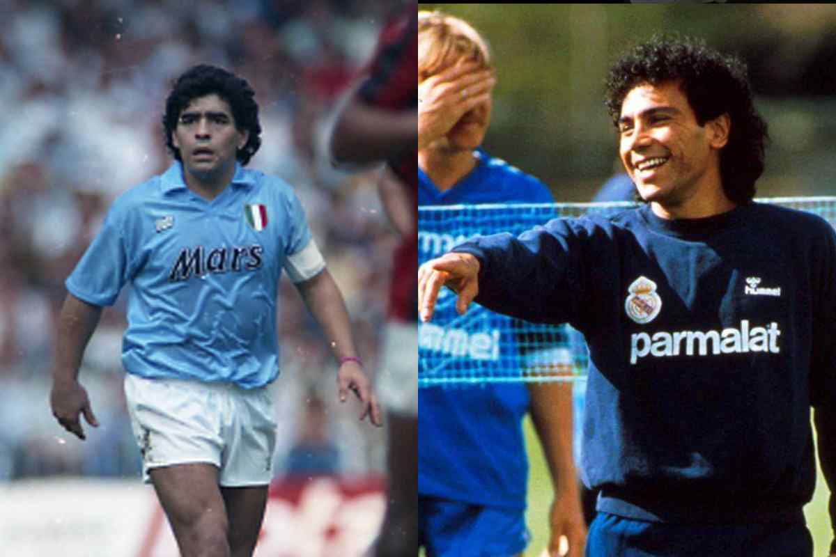 Maradona e Hugo Sanchez