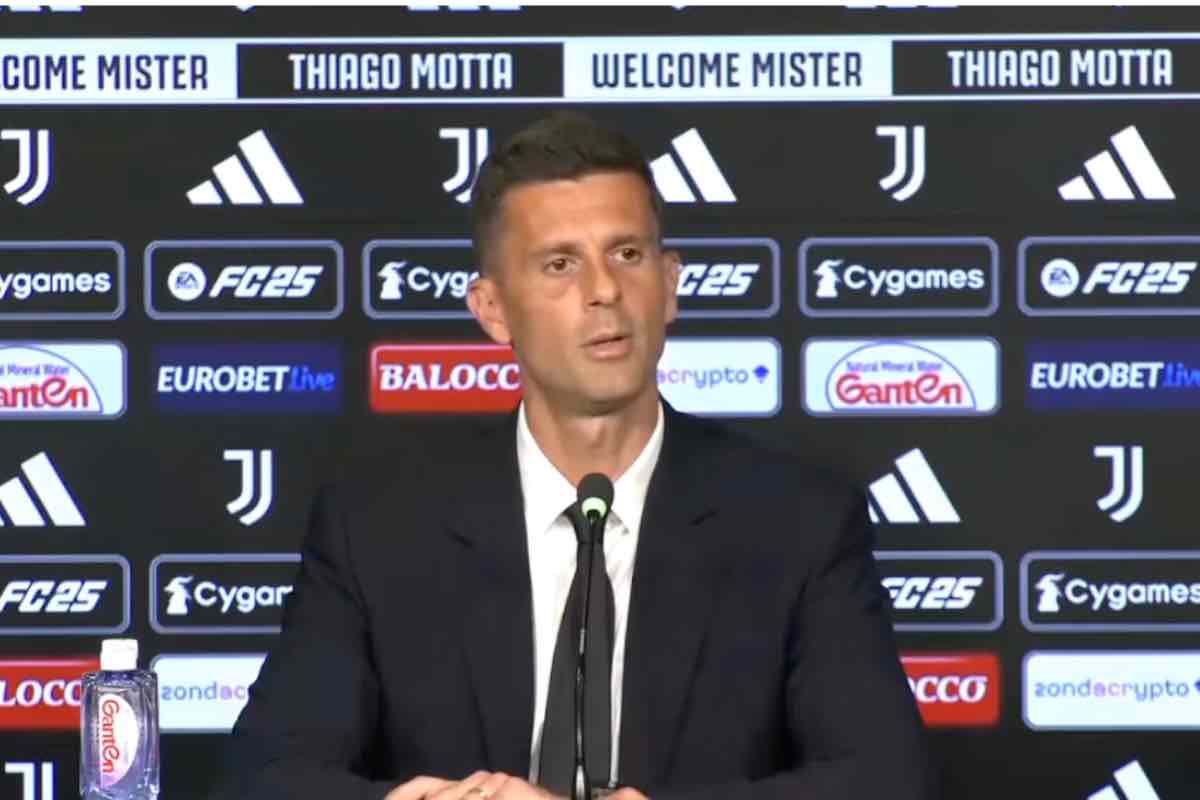 Juventus, conferenza Thiago Motta