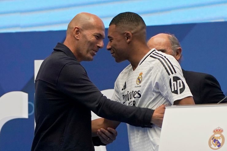 Zidane e Mbappé