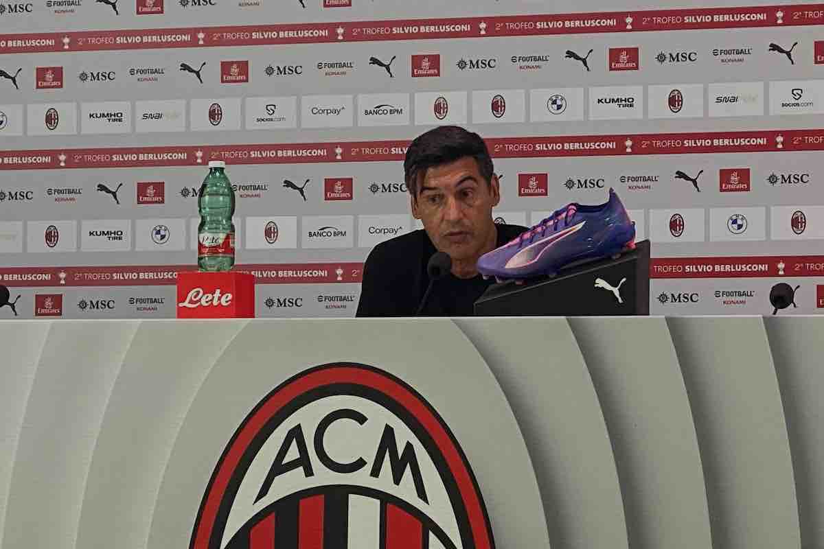 Milan-Monza, la conferenza di Fonseca