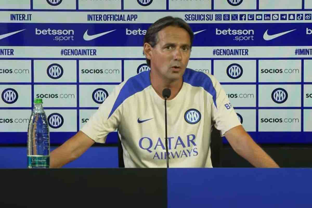 Inter: conferenza Inzaghi