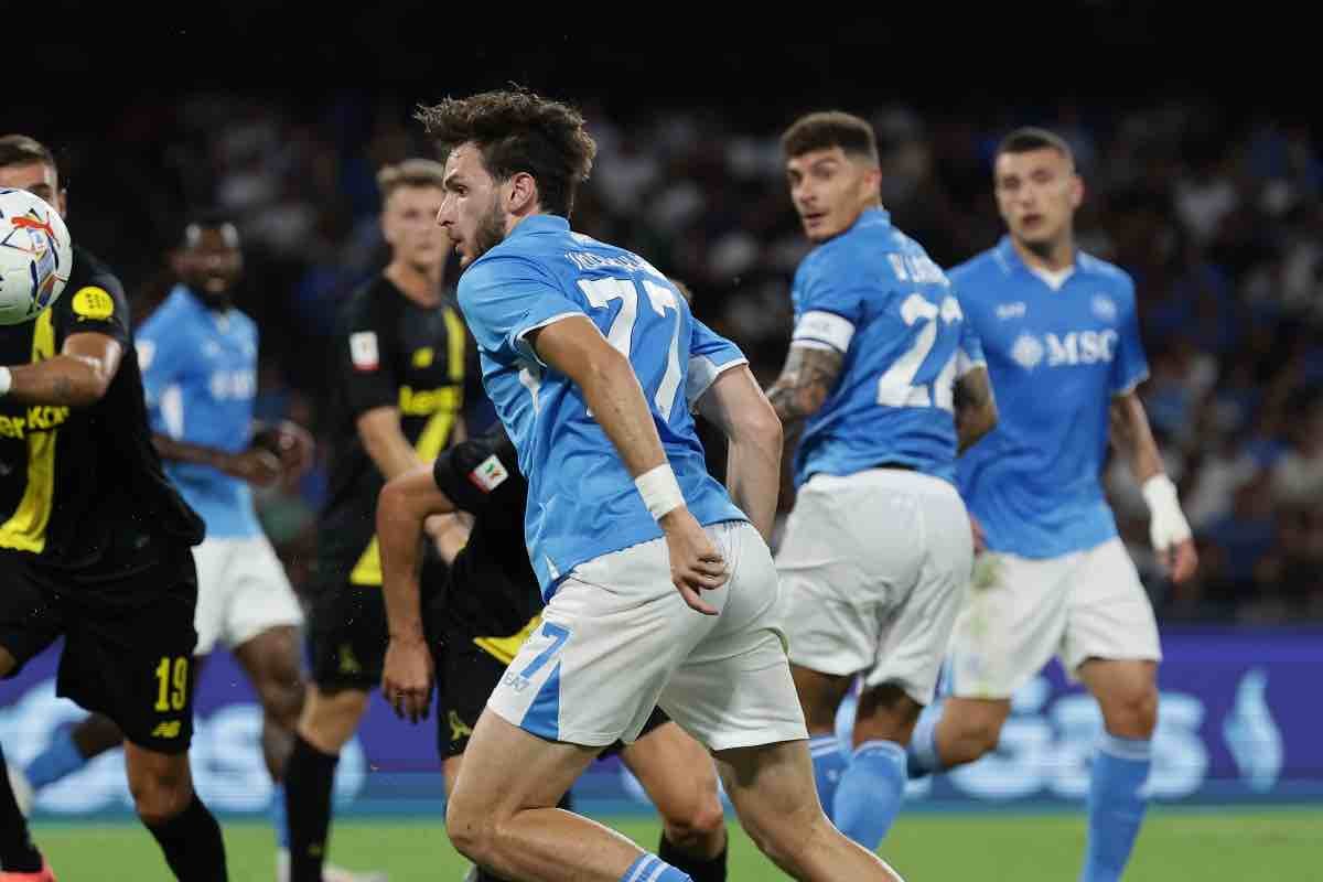 Napoli-Modena, la cronaca del match