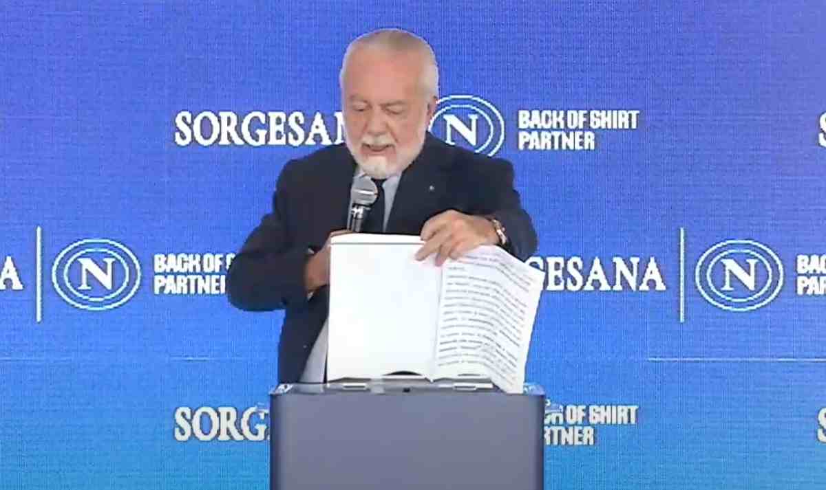 Aurelio De Laurentiis Napoli Sorgesana