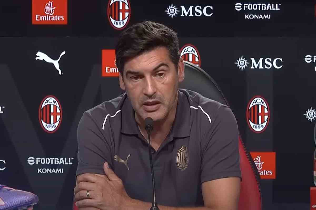 Conferenza Fonseca prima di Milan-Lecce