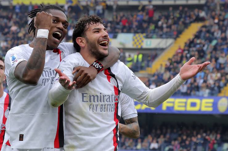 Milan, via Theo e Leao