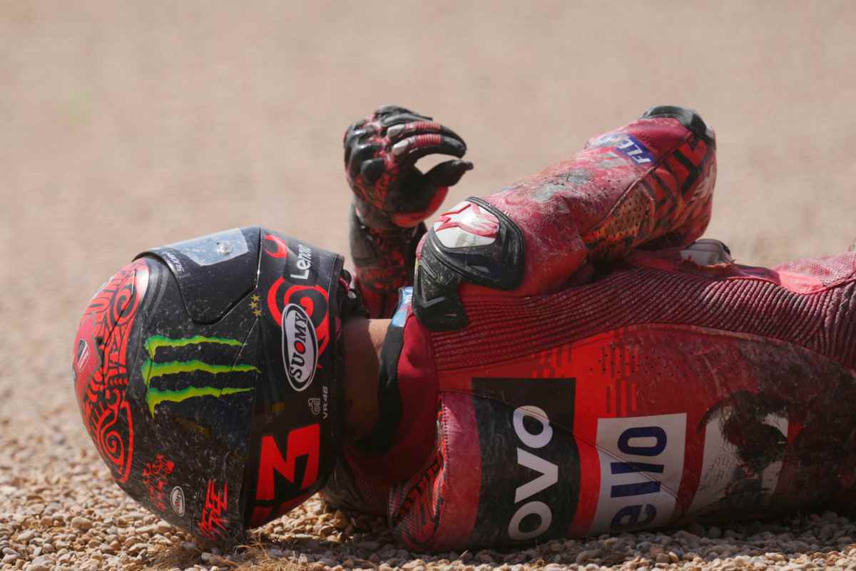 Pecco Bagnaia incidente