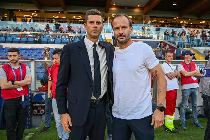 Thiago Motta e Alberto Gilardino 