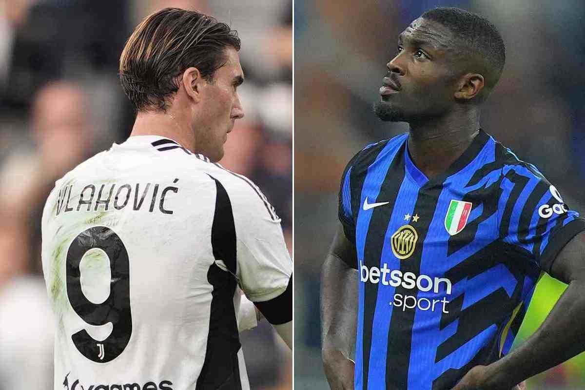 Vlahovic e Thuram, scambio proposto a Juventus e Inter