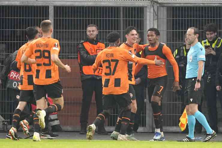 Partita dello Shakhtar sospesa per allarme aereo