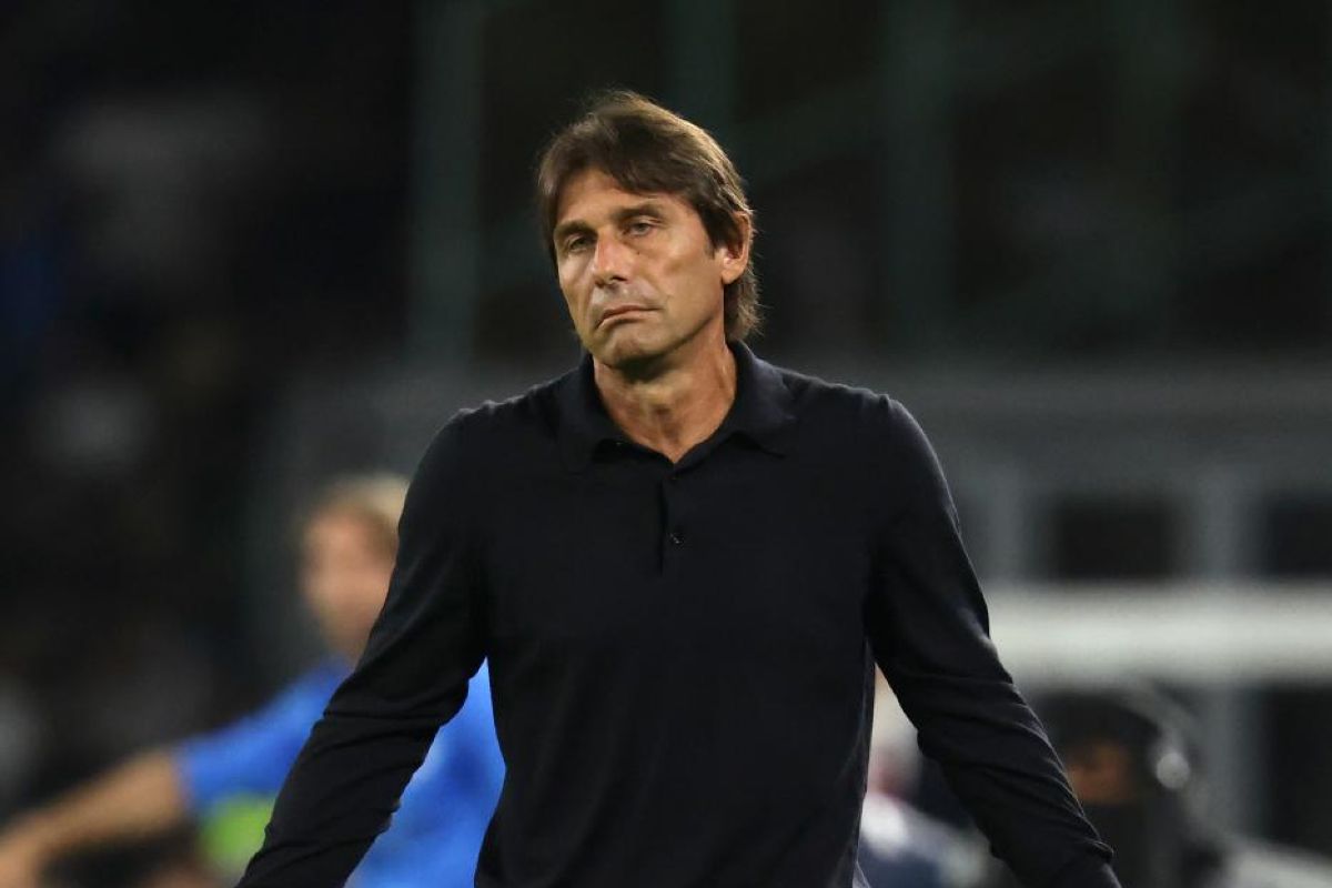 Antonio Conte, allenamento del Napoli