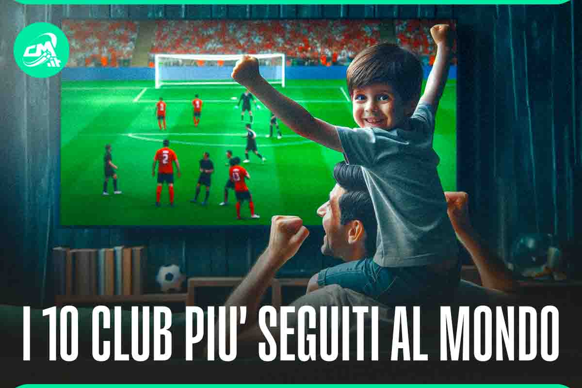 I 10 club più tifati al mondo