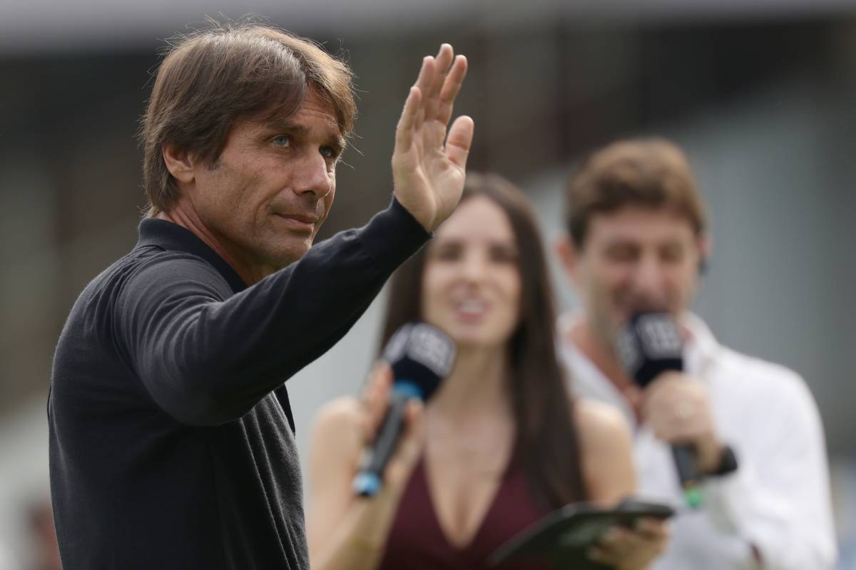 L'allenatore del Napoli Antonio Conte