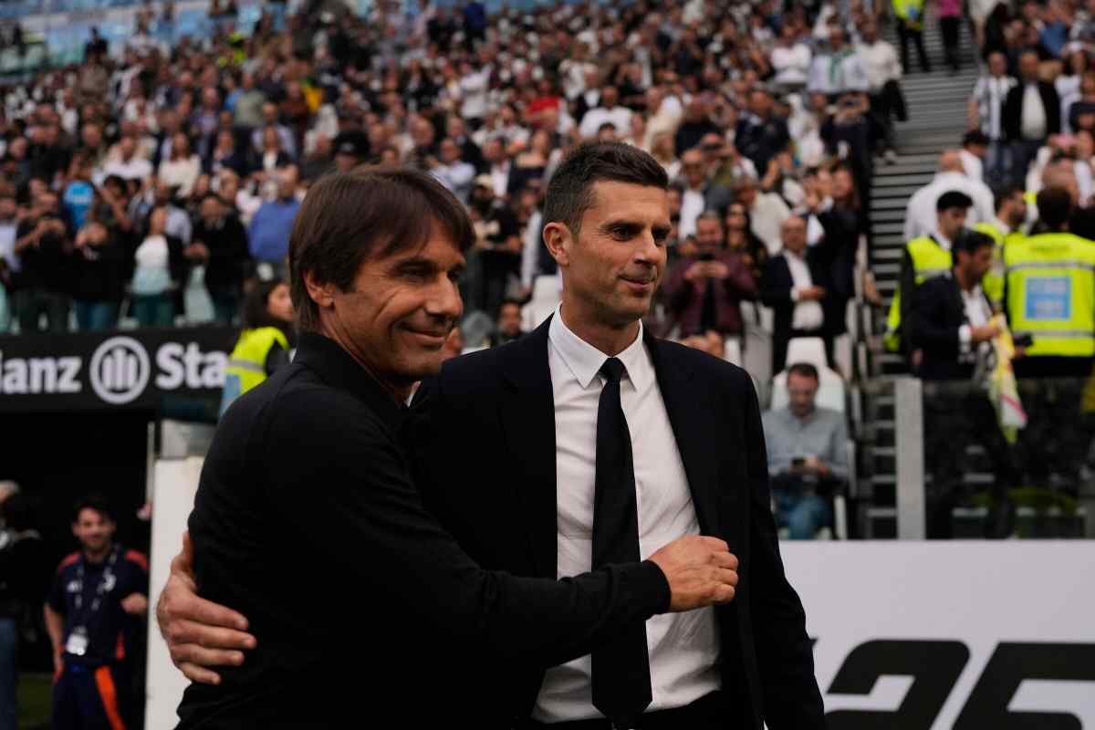 Antonio Conte e Thiago Motta