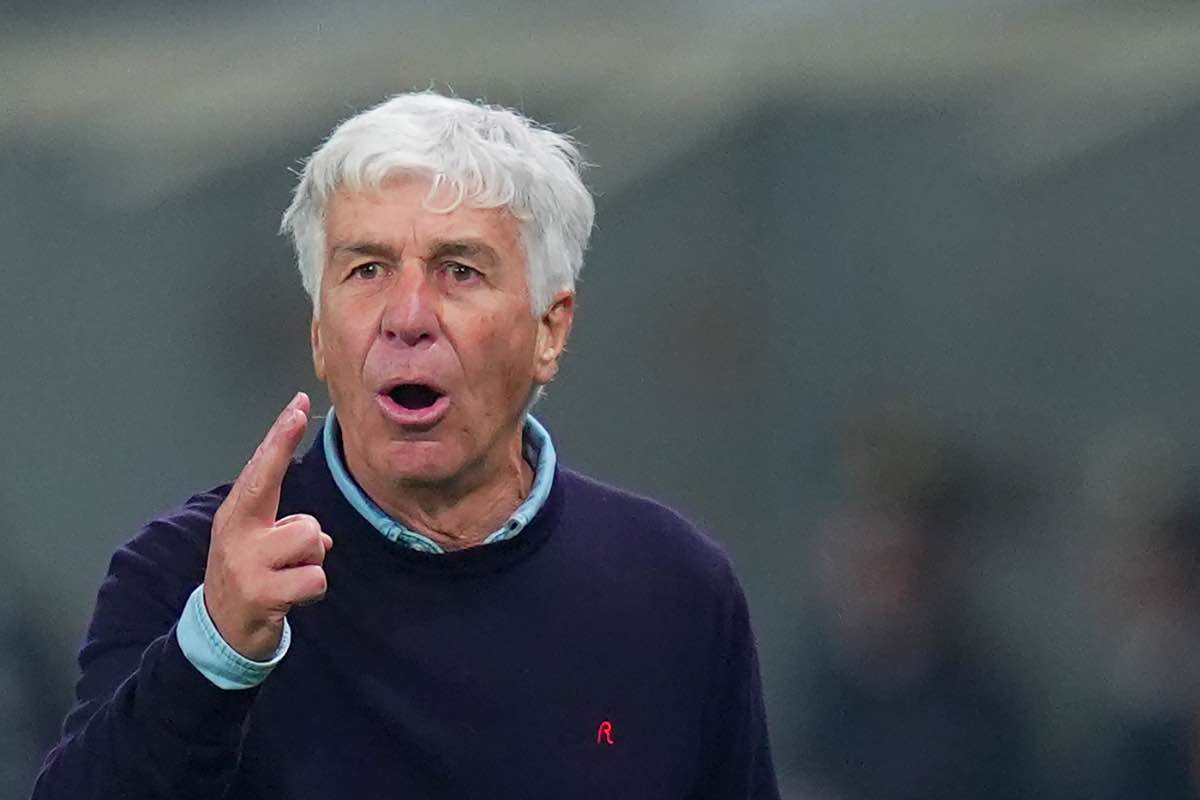 Gian Piero Gasperini arrabbiato a bordocampo