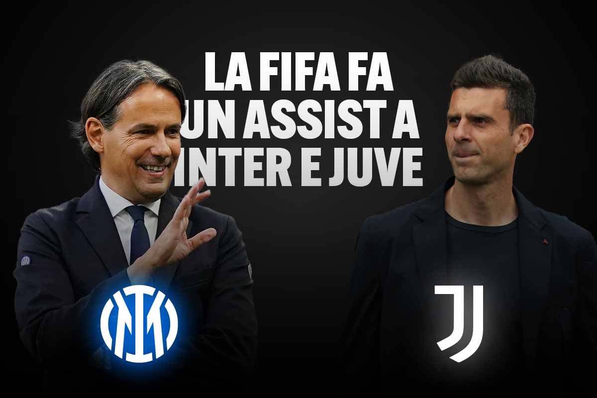 Inter e Juve l'assist della FIFA