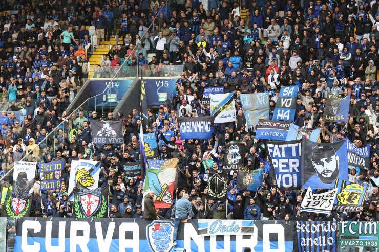 I tifosi dell'Inter a San Siro 