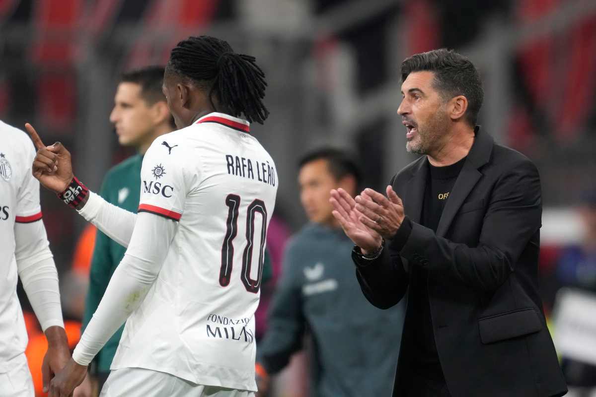 Rafa Leao e Paulo Fonseca