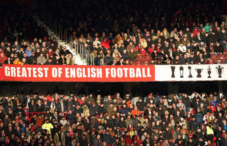 I tifosi del Manchester United allo stadio 