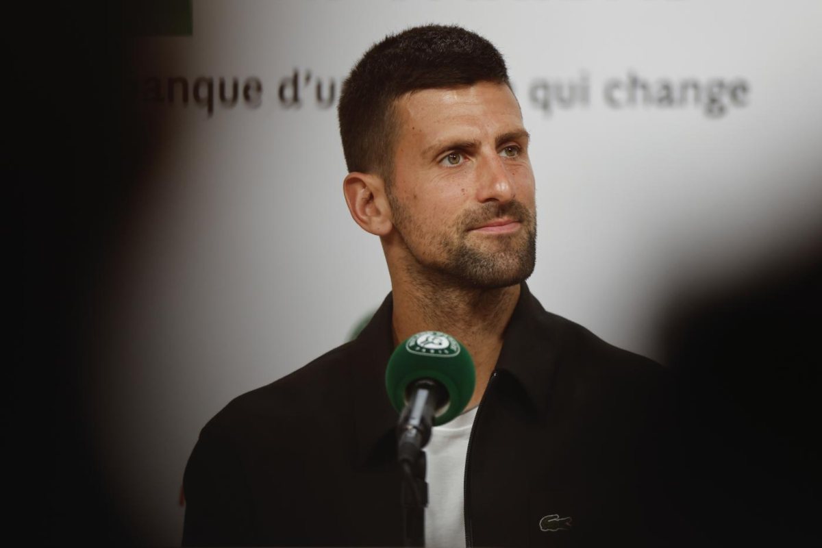 Novak Djokovic conferenza