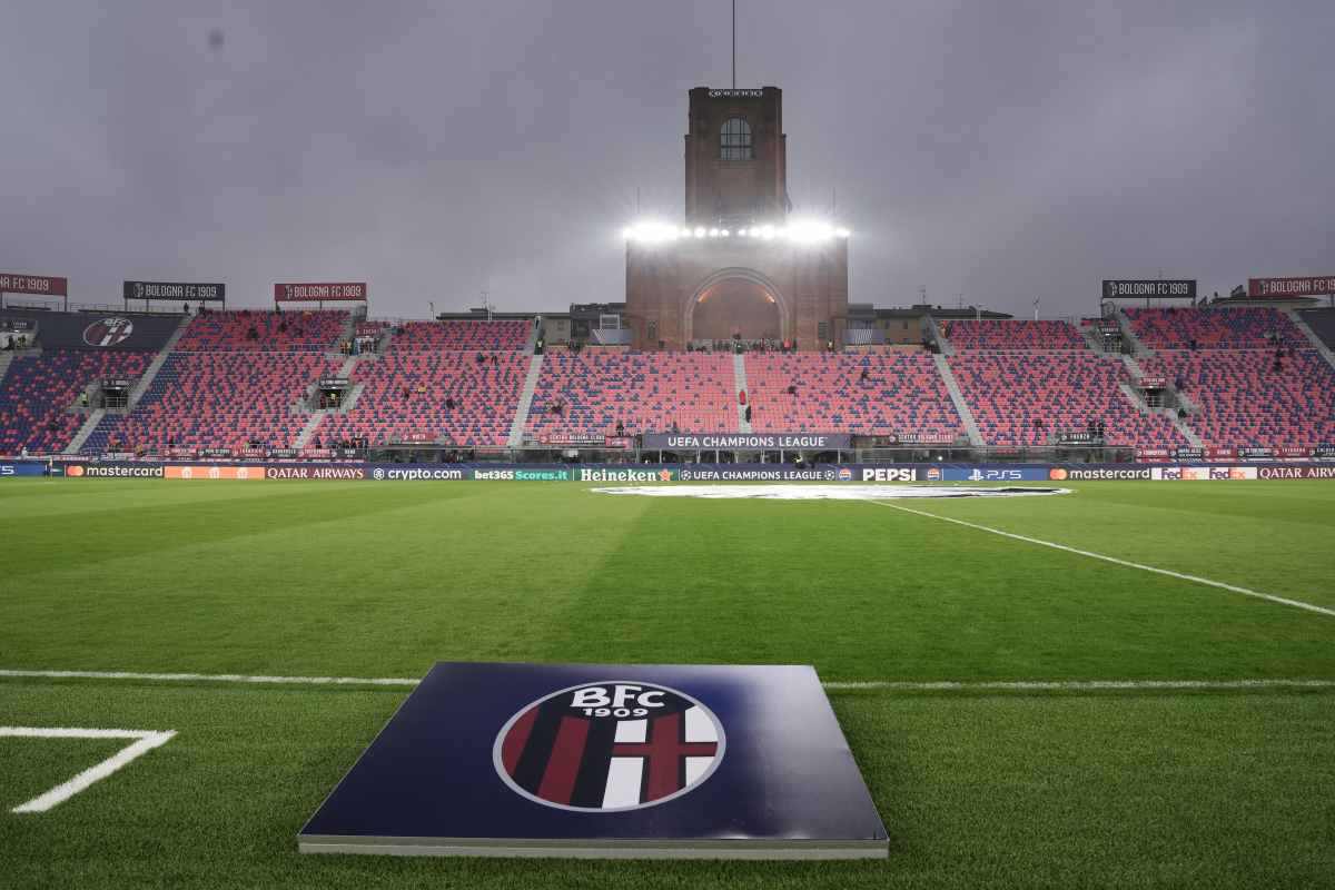 Vista dello Stadio Dall'Ara di Bologna