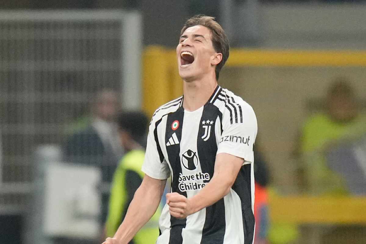 Kenan Yildiz, autore di una doppietta in Inter-Juventus